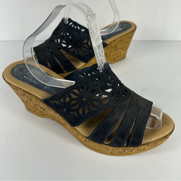 Spring step Women's Black Slip-On Sandals 40 - Picture 4 of 9